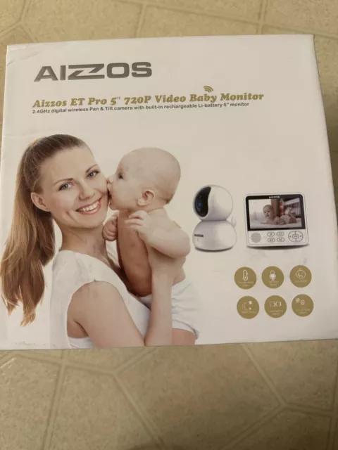 Aizzos Baby Camera Monitor, 720P 5 No WiFi Video Baby Monitor