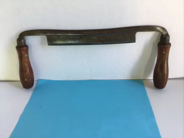 BEN HUR Vintage Draw Knife 8" Blade Wood working Carving Spoke shave