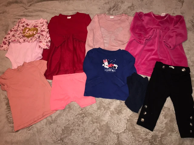 baby girl clothes 9-12 months bundle