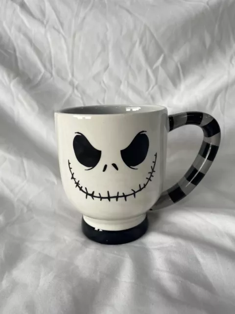 Disney Parks Nightmare Before Christmas Jack Skellington Striped Coffee Mug 2009