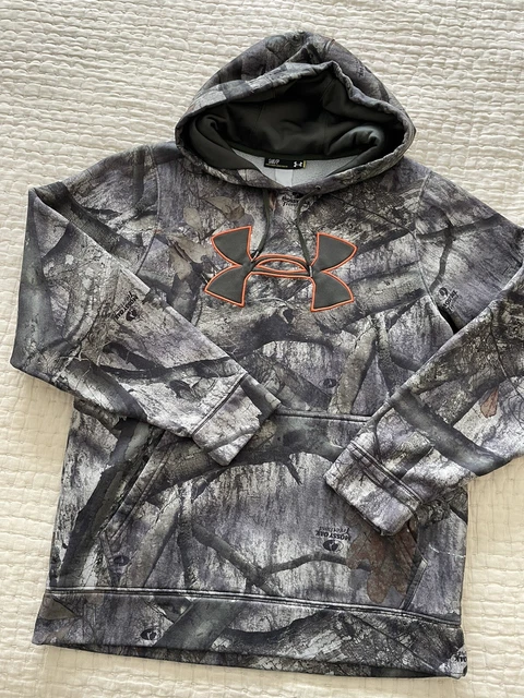 Men’s Under Armour Small Loose Mossy Oak Treestand Camo Sweatshirt Hoodie
