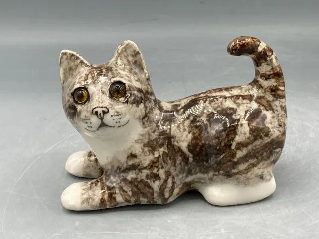 New Winstanley Tabby Cat Size 1 Glass Eyes Signed .