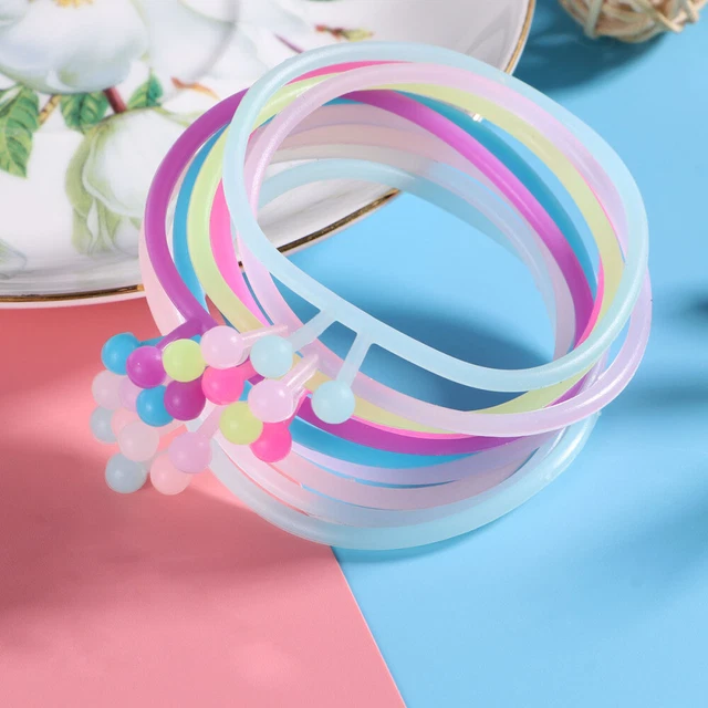 2 Pcs Snail Shape Bracelets Elastic Hairbands Headband Girl