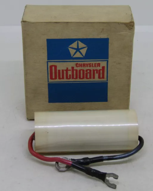 New Chrysler Outboard Marine Boat Oem Capacitor Part No. 404030