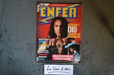 Revue Magazine Hard Rock Enfer Magazine n°33 Phil Lynott Anvil Whisbone Ash 