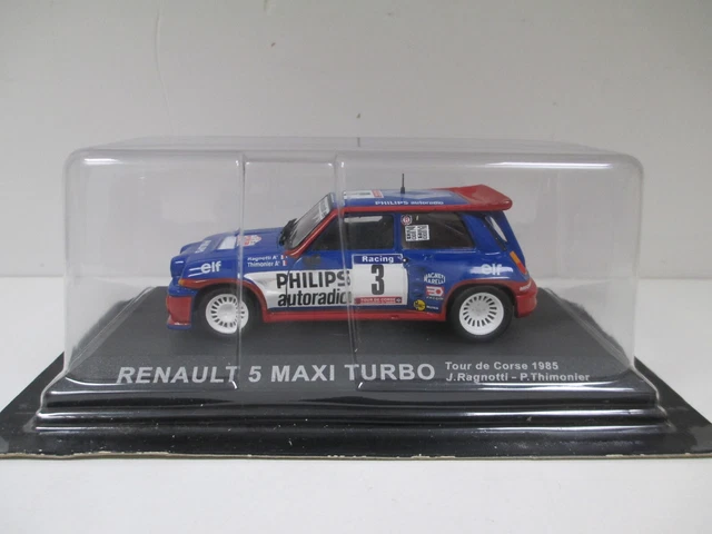Miniature Renault 5 Turbo Maxi - Échelle 1/43 Par Universal Hobbies - Occasion - Rouge