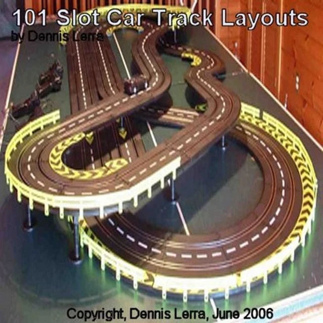 Strombecker slot car track layouts sales