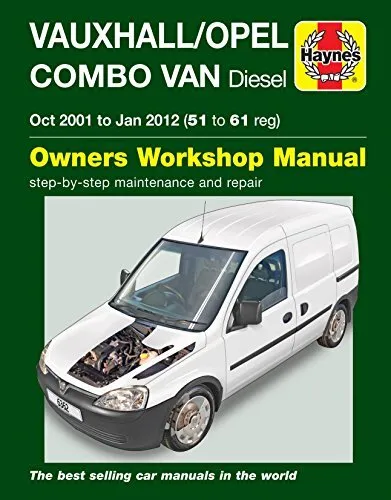 Vauxhall Combo Diesel Van Oct 01 - Jan 12 Haynes Repair Manual Paperback