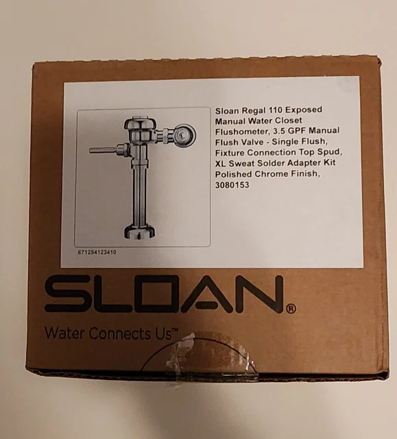 Sloan Regal 110 Exposed Manual Water Closet Flushometer 3080153