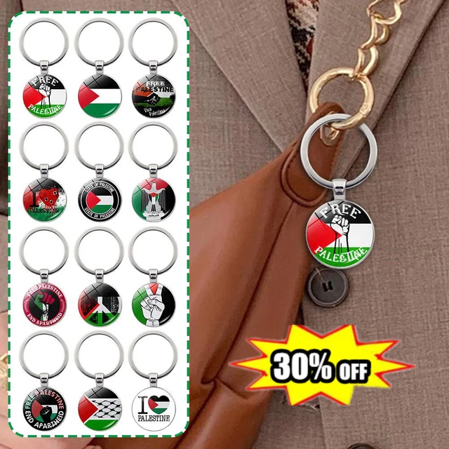 NEW Palestinian Flag Keyring, New Palestine Keychain Bag Pendant Accessories