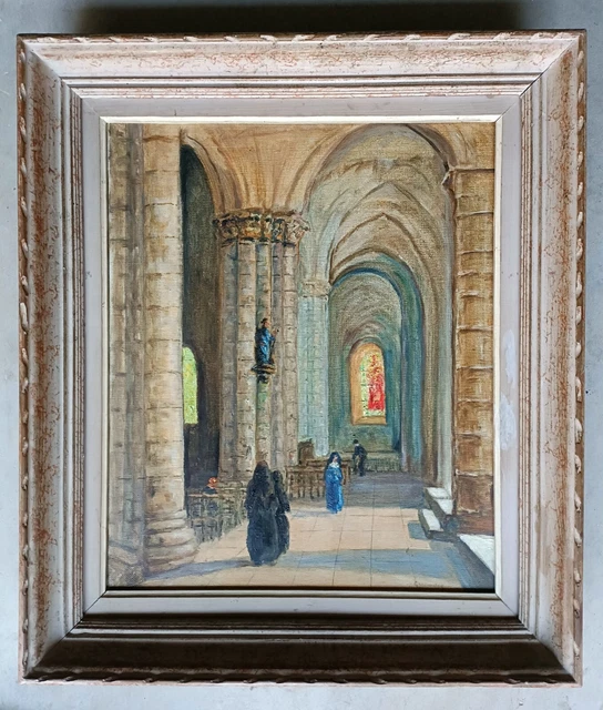 Tableau ancien huile signé