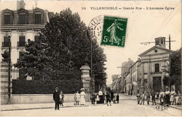 CPA VILLEMOMBLE Grande Rue - Ancienne Eglise (1353670)