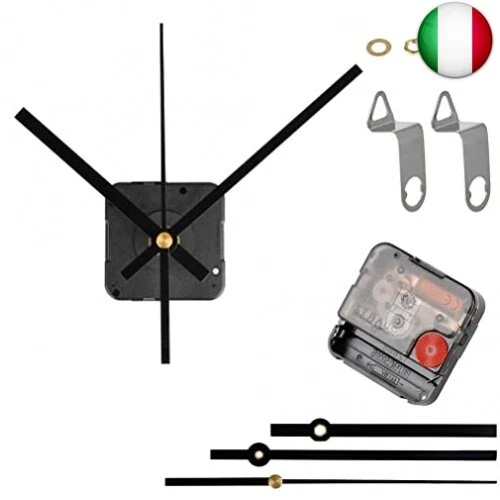 LICHENGTAI Macchinario per Orologio da Parete, Movimento dell'orologio al Quarzo Silenzioso in Metallo, Meccanismi di Movimento dell'orologio da Parete, per La Riparazione di Orologi Fai da Te