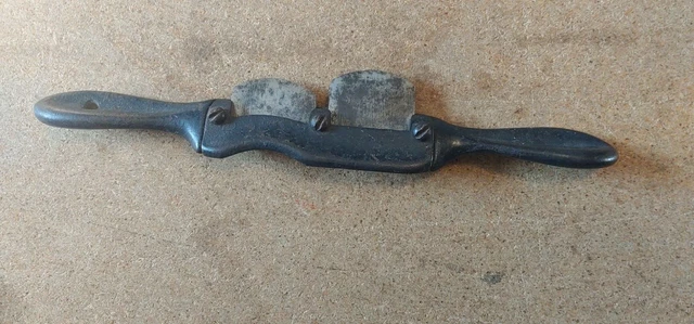 Early Style Leonard Bailey Boston No 10 Double Wood Spokeshave Pre Stanley 60