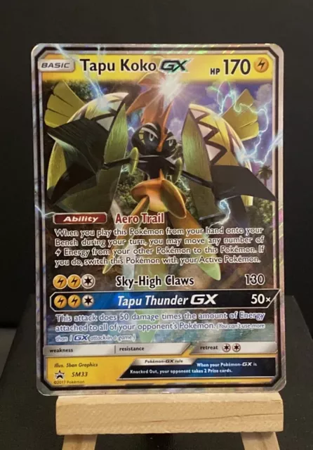 Tapu Koko GX - SM33 - Promo - SM Black Star Promo - Pokemon Singles »  Pokemon Promos » SM Black Star Promos - Carta Magica Montreal