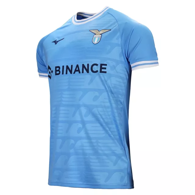4589 MIZUNO SS Lazio Maglia Gara Home Bambino 2022 20023 Junior