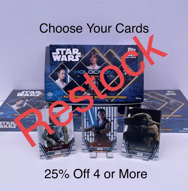Topps Star Wars Holocron 2020 Pick Choose your Base cards 25% Off 4 Or More