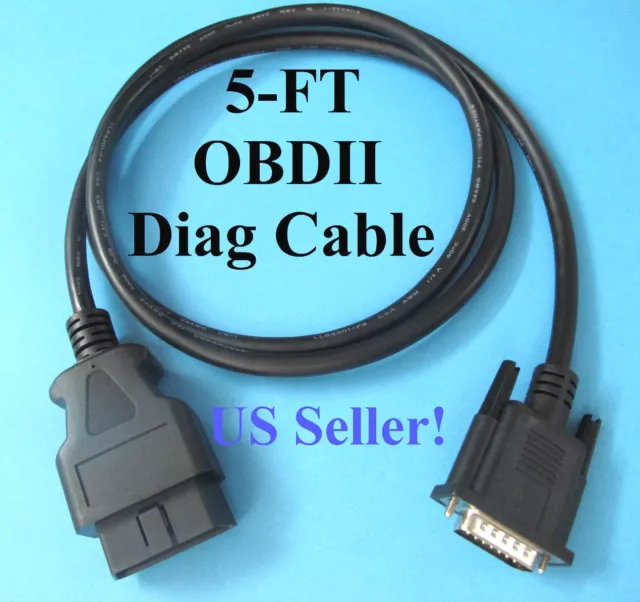 NEW Heavy Duty OBD2 OBDII Main Data Cable for REPLAITZ QM008 Scanner Code Reader