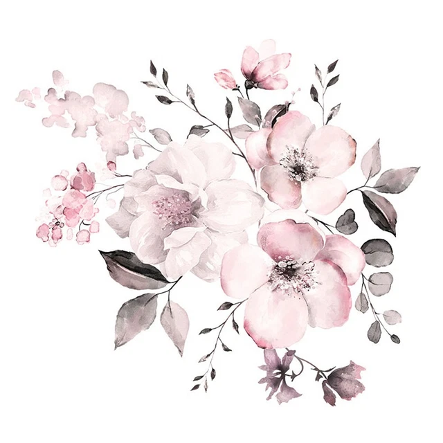Blume Wandaufkleber Wandkunst Wandtattoos Blumenaufkleber Wohnkultur 2020
