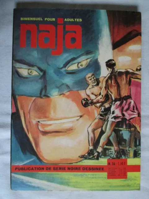 Naja 14  (Style Diabolik) Editions Gemini 1968