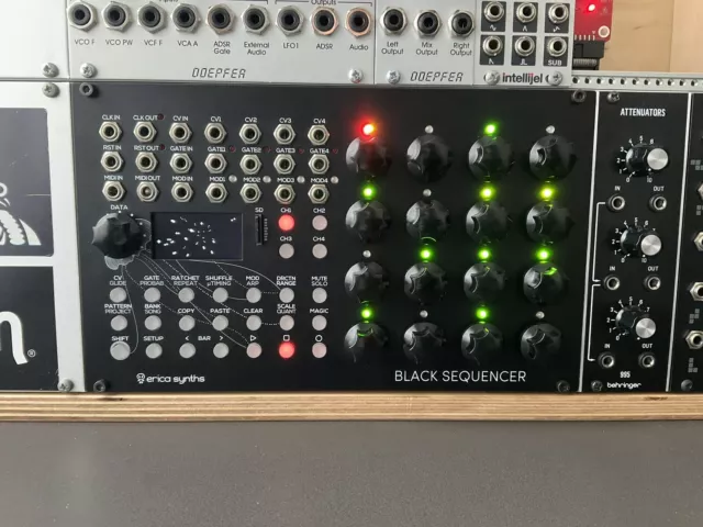 Erica Synths Black Sequencer Eurorack Sequenzer Modul