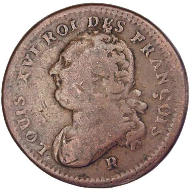 [#31012] Münze, Frankreich, 12 deniers françois, 12 Deniers, 1791, Orléans, S, B