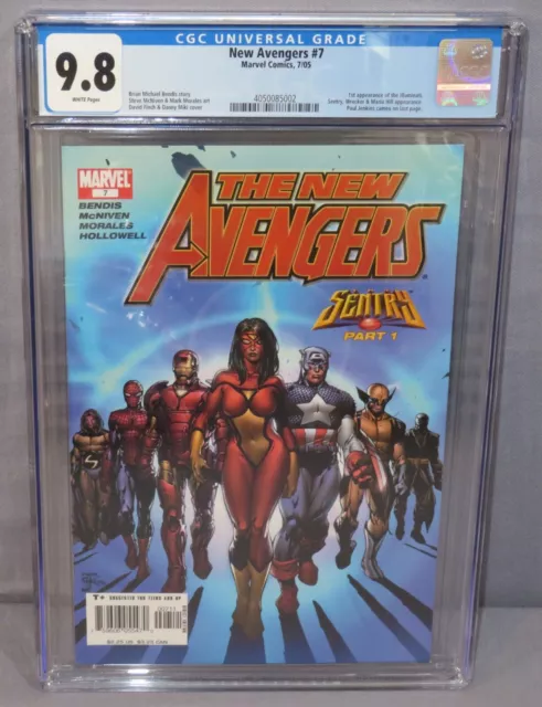 NEW AVENGERS #7 (Illuminati 1st appearance) CGC 9.8 NM/MT Marvel Comics 2005