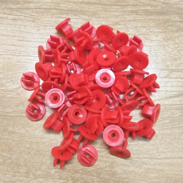 High Quality Nylon Nut Set 30 Red UnderBody Shield Nuts for FORD W702438S300