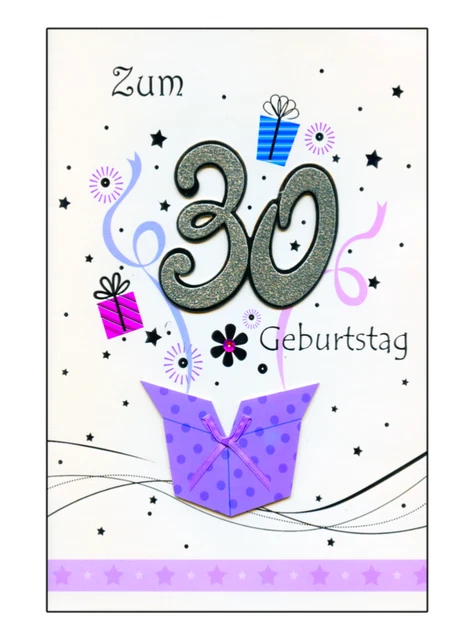 Bombo Geburtstagskarte Zum 30. – Lustige Zeitungskarte Im Großformat (32 X 49 Cm)