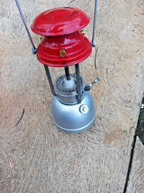 VINTAGE ANCIEN RADIUS Numéro 119 Kérosène Pression Lanterne Lampe Made