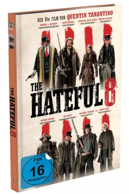 The Hateful 8 [Blu-ray/DVD Mediabook/NEU/OVP] Quentin Tarantino/Samuel L.Jackson