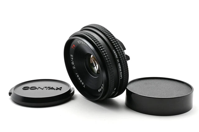 TOP MINT] CARL Zeiss Tessar T 45mm f/2.8 C/Y Mount Pancake Lens