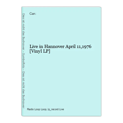 LIVE IN HANNOVER April 11,1976 [Vinyl LP] Can: EUR 34,54 - PicClick IT