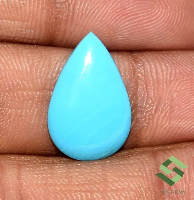 18x12 mm Natural Sleeping Beauty Turquoise Pear Cabochon 5.02 CTS Loose Gemstone