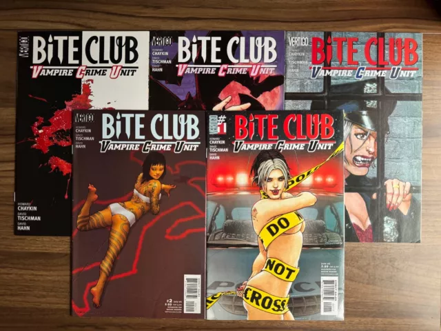 Bite Club: Vampire Crime Unit issues 1-5 full set - Vertigo (Howard Chaykin 2006