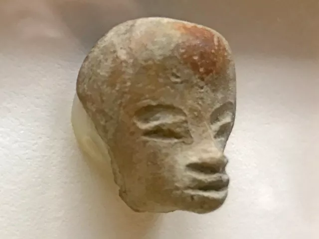 Carved Stone Face Archaeological Carving Alien Ancient Old Artifiact Egyptian