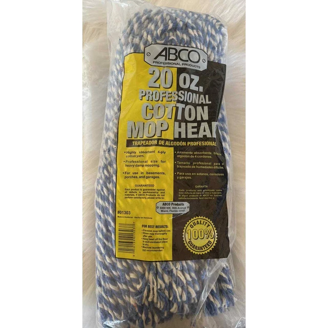 Abco Products #0130320OZ Cott 4PLy Mop Head,No 01303 Abco Products