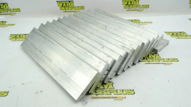 15Lb Kaiser 6061 Solid Aluminum Bar Stock 1/2" X 2-1/2" X 10" Lengths
