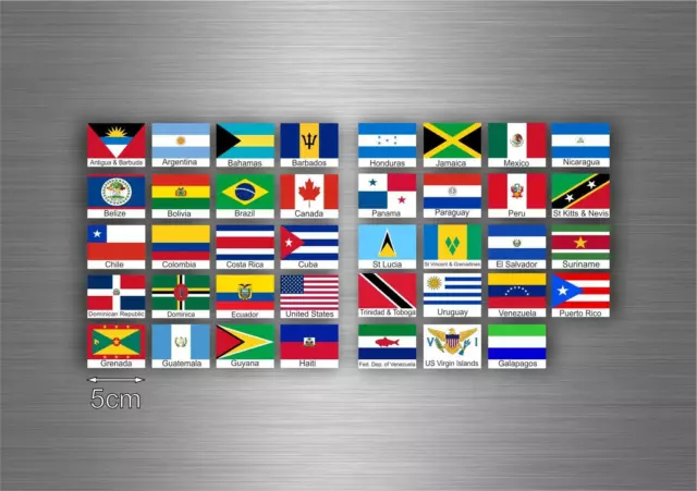 Planche autocollant sticker drapeau pays rangement classement timbre amerique tx