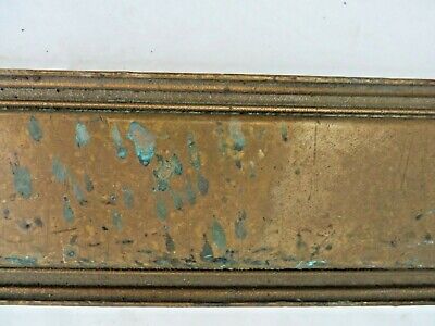 Antique Sargent & Co. 7933VF Brass Door Plate Ornate 16" Long #10510 3