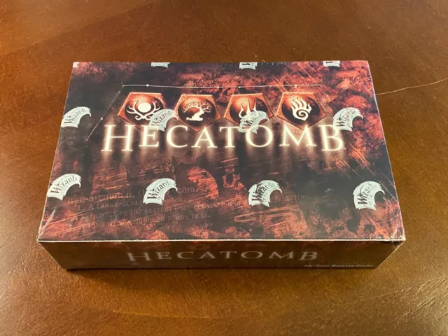 Caja de refuerzo sellada Hecatomb Premiere WOTC TCG