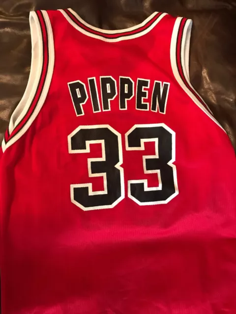 Vintage Champion NBA Chicago Bulls Scottie Pippen #33 Basketball Jersey
