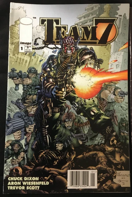 Image Comic Books- Team 7 & Weapon Zero Mixed Lot of 9 2