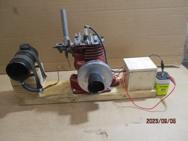 Hand Made Hit & Miss engine made from B & S engine