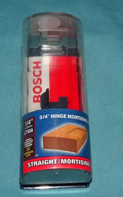 UNUSED - OPEN BOX = Bosch 85248MC 3/4" x 3/4" Hinge Mortising Router Bit