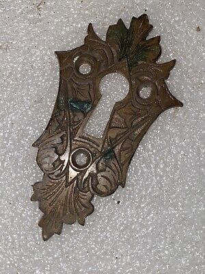 Antique Decorative Brass Eastlake Keyhole Cover