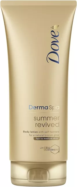 Dove Dermaspa Été Revived Juste Pour M Auto-Bronzant Lotion 200ml