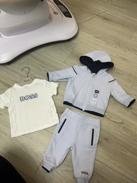 Hugo boss discount tracksuit baby