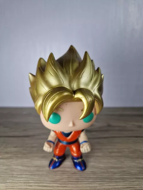 Super Saiyan Goku #14, Metallic Dragon Ball Z Loot Crate Funko Pop Figure No Box