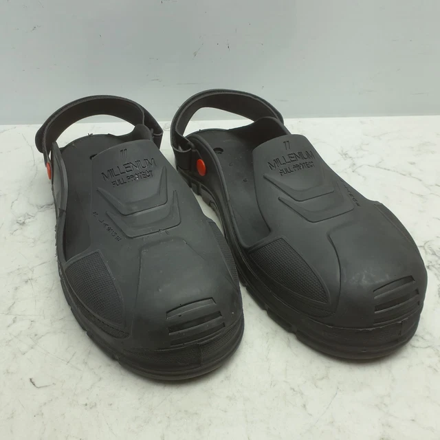 Gaston Millie MFPUL-L: Black Slip On Steel Overshoe, Large (fits 10.5-13) *USED*
